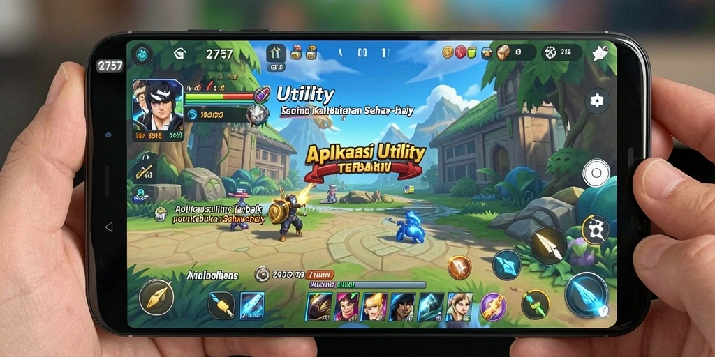 Tampilan antarmuka aplikasi Utility 2757 yang user-friendly.