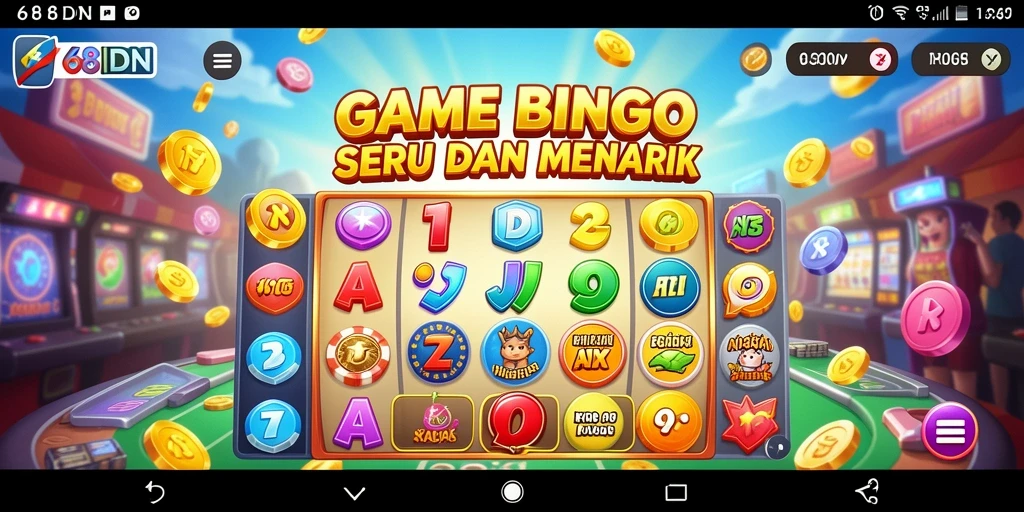 Screenshot gameplay Bingo di 68IDN yang seru dan menegangkan.