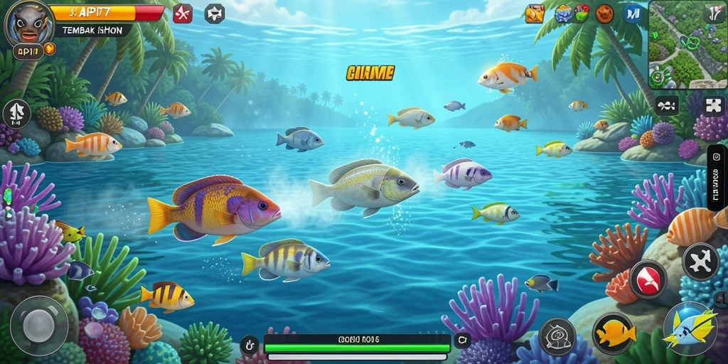 Gameplay Tembak Ikan yang seru dan menarik di API77.