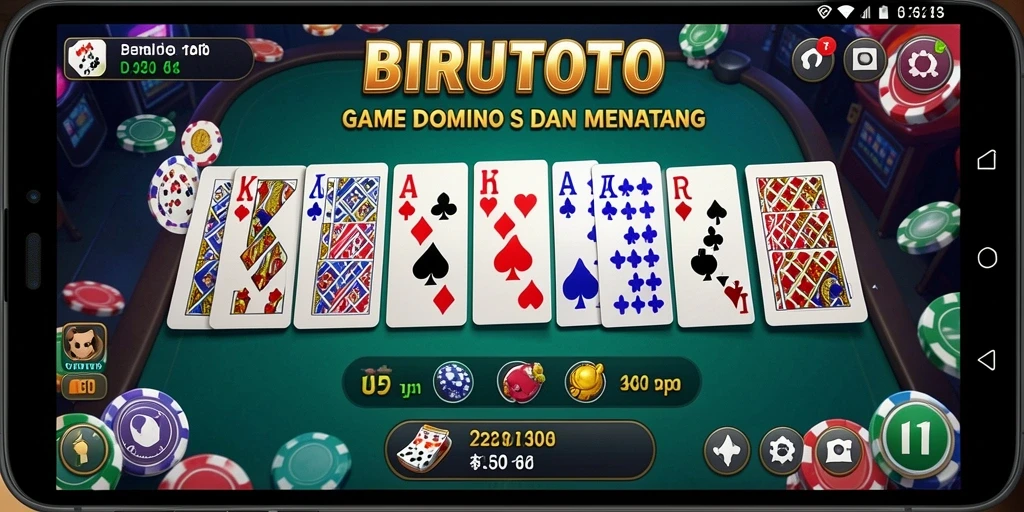 Tampilan menarik dari gameplay BIRUTOTO yang seru.