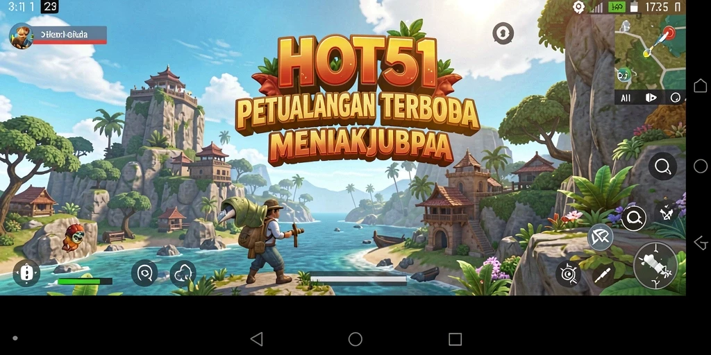 Gambaran gameplay HOT51 yang menakjubkan dalam dunia terbuka.