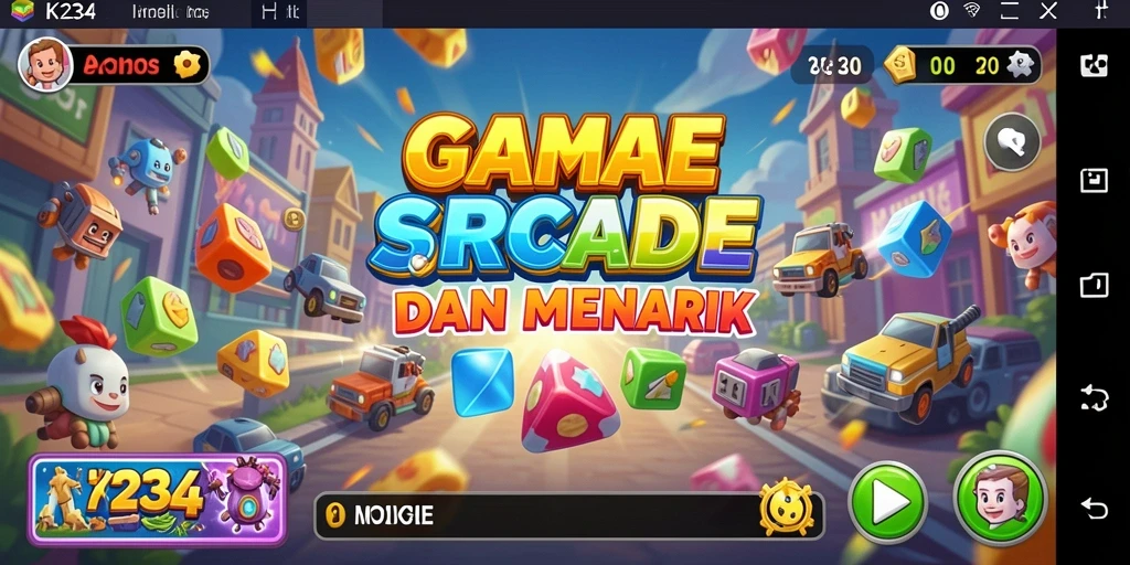 Tampilan gameplay seru dari K234 yang menghibur.