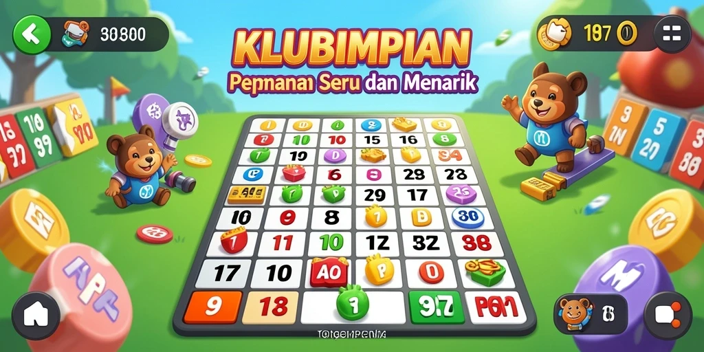 Gameplay seru KLUBIMPIAN dengan suasana Bingo yang memikat.
