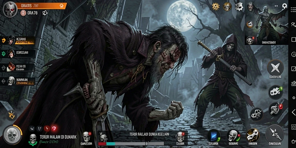 Screenshot ORA78 menampilkan momen menegangkan dalam gameplay horror.
