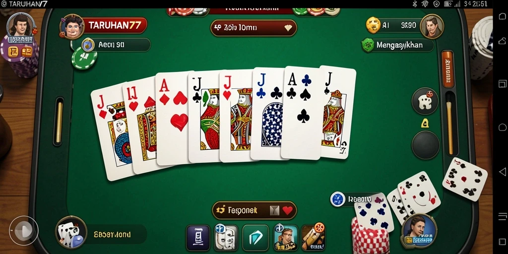 Tampilan gameplay seru dan menantang dari TARUHAN77