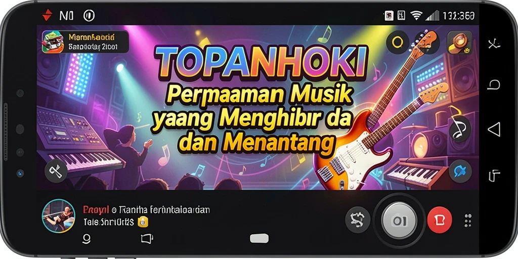 Tampilan gameplay menyenangkan dengan lagu-lagu yang berirama.