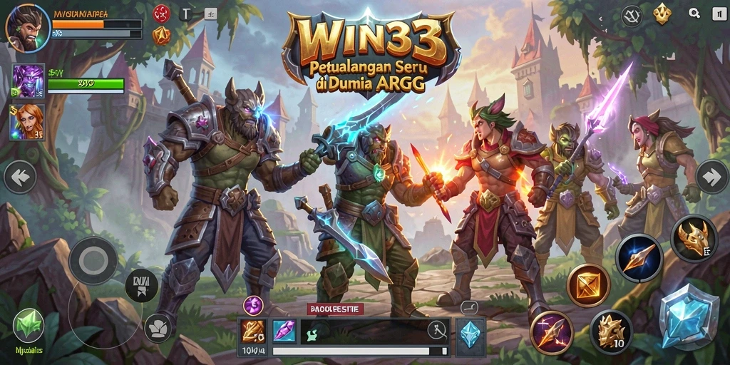 Gameplay dinamis dan epik di dunia ARPG WIN33.
