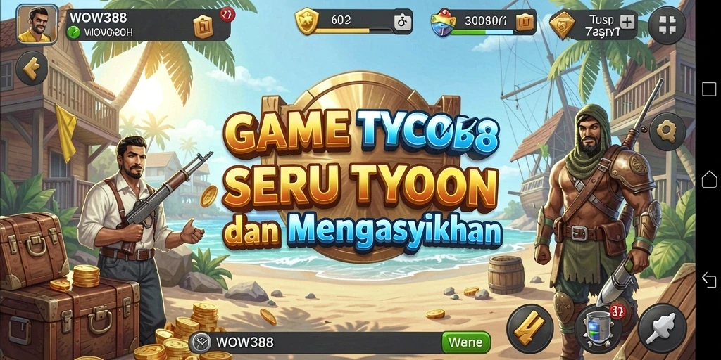 Gameplay WOW388 menampilkan strategi bisnis yang seru dan menantang.
